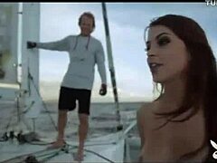 Sailor's teen gets off on his boat