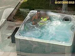 Sexy Venezuelan teen picked up from Jacuzzi for unforgettable sex