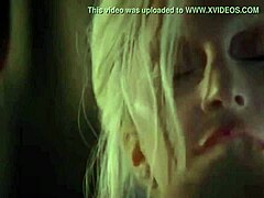 Hermosa Lady Gaga Stars en una historia de horror americano