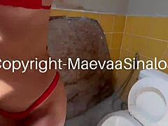 Maevaa Sinaloa's public toilet encounter with a well-endowed stranger in Thailand
