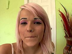Tattooed babe gets a hardcore pussy pounding and facial cumshot