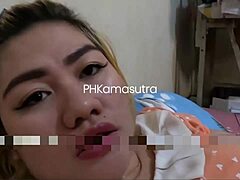 Filipínská manželka je během podvádění krémová a pokrytá spermatem