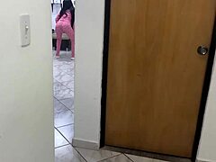 Amateur stepdad and stepdaughter enjoy some anal play and dancing