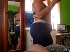 Stepmom with a big ass gets fucked hard