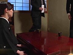 Japanese wife with debt gets fucked to pay it off in full movie