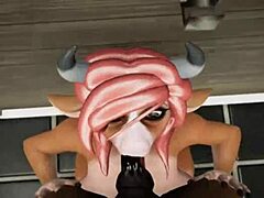 Строгий 3D-порно с коровьими шлюхами