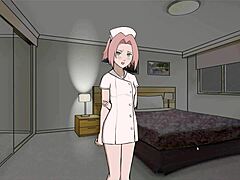Medicinska sestra Sakura v stilu Ino igra v 10. epizodi 'Jikage Rising'