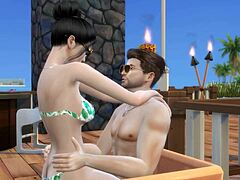 Porno suave con Sims 4 sexo y caprichos salvajes