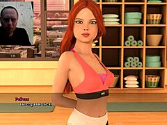 Cartoon sex with busty mom and her big ass in HD porn video