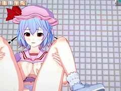 Touhou Remilia Scarlet's Big Breasts Get a Handjob in this 3D Hentai Video