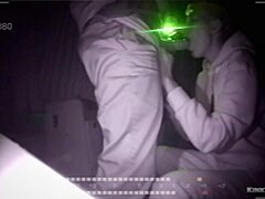 Hidden cam captures real couple's sex on train