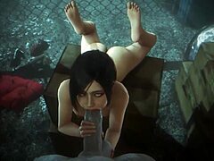 Compilation of Asian and Assfucking scenes in Resident Evil 2