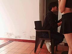 Young Colombian babe gets her asshole stretched in deepthroat action