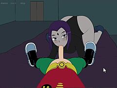 Raven, egy rajzfilm pornósztár elképesztő szopást ad a 18 titans 21. epizódjában