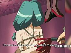 Japanese Anime Porn in Bondage Classroom with English Subtitles