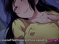Hentai porno: kreslená kráska sa oddáva vzrušujúcej sexuálnej scéne