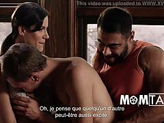 Anal sex and assfucking with a bisexual stepfamily in Spanish