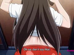 Nieocenzurowany anime blowjob z bujną dziewczyną
