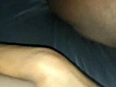 A hot and horny friend enjoys a big cock in this interracial porn video