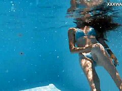 Lana Lelani's incredible teen pornstar performance in a nude outdoor scene