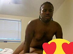 Fat woman gets fucked from behind by black guy