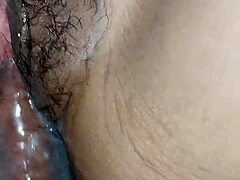 Horny couple's homemade cock and pussy play