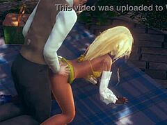 Le cosplay de Rikkus FF se transforme en session de sexe torride avec un homme dans un gameplay Hentai
