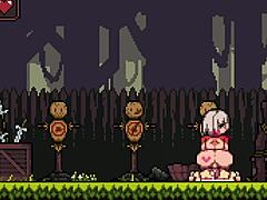 Sesso animato in videogioco con personaggi pixelati