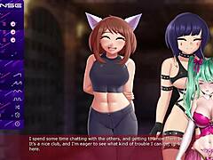 NSFW Hentai streamer voices character in My Hero Academia-themed game
