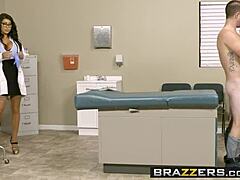Tattooed doctor's office encounter with inked babe August Taylor