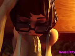 Velmas bezchybné orální potěšení v necenzurované 3D animaci
