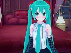 Get ready for a visual treat of Hatsune Miku's seductive foot play